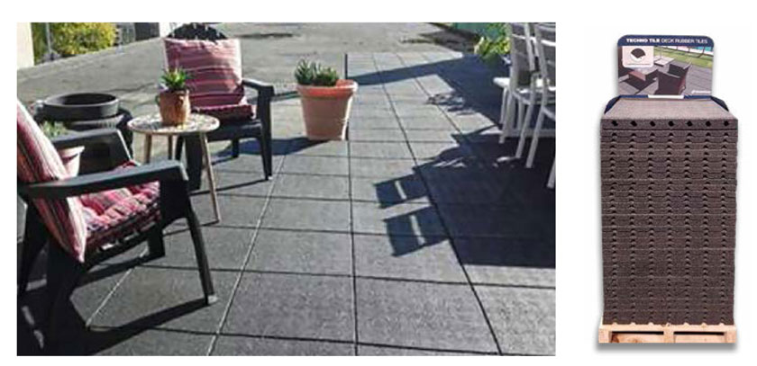 Techno Tile Rubber Deck Tiles