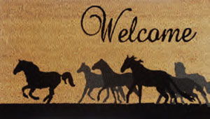 Welcome Horses Running