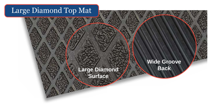Large Diamond Top Mat